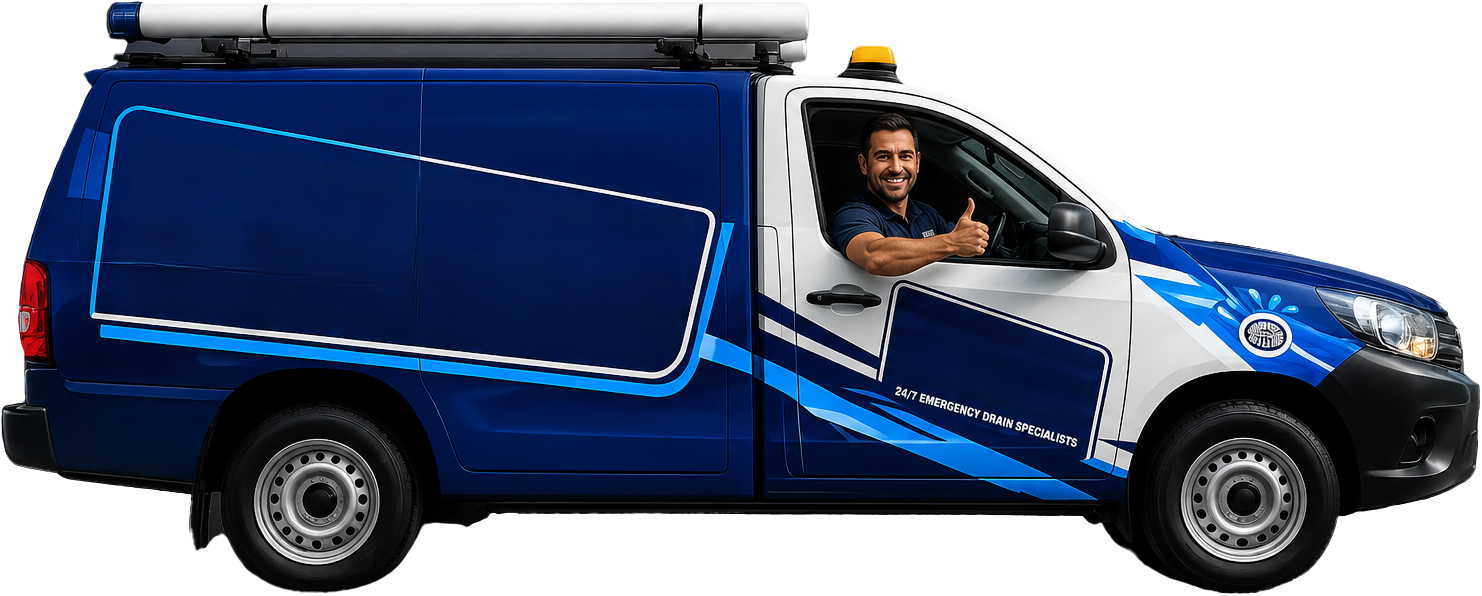 Concord Blocked Drains service van